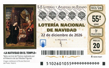 Décimo de Sorteo Navidad 102/26